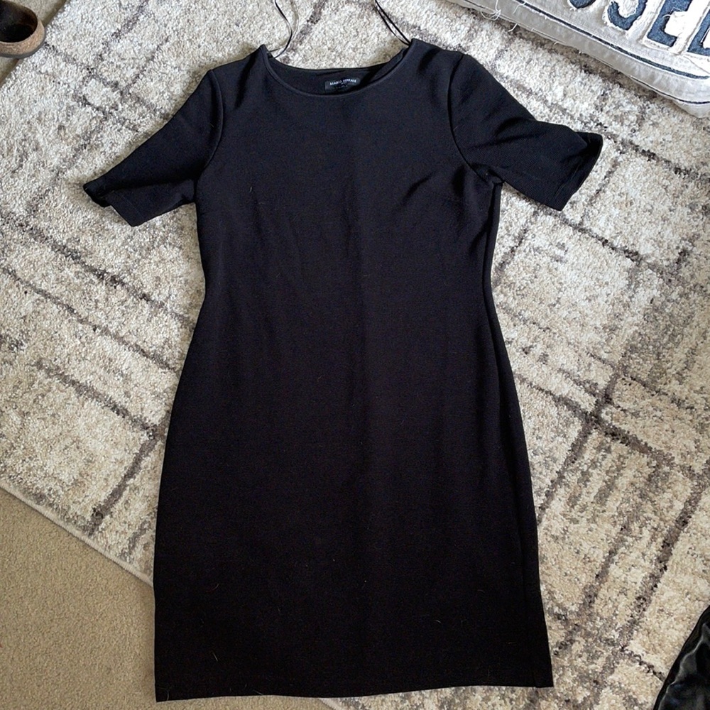 Mario Serrani Black Dress